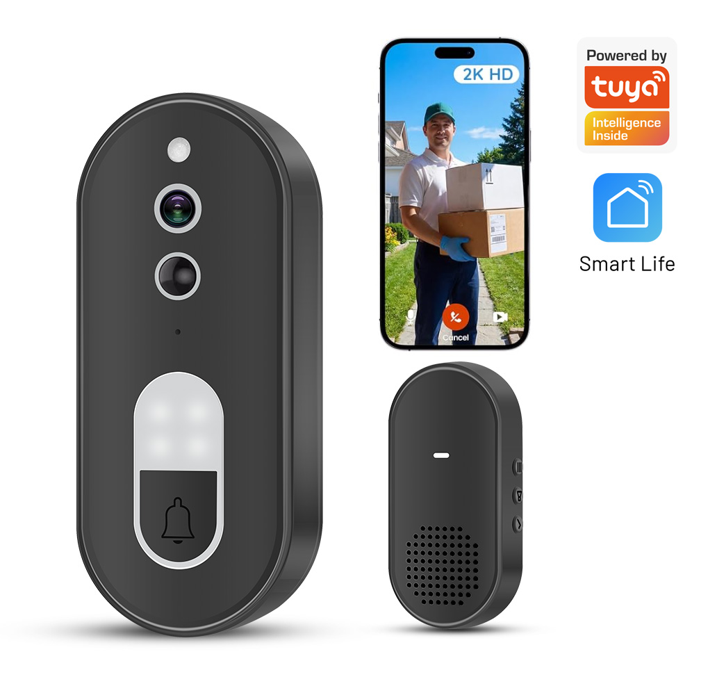 Smart Home Battery Camera - Tuya 1080P HD Kablosuz WiFi Görüntülü