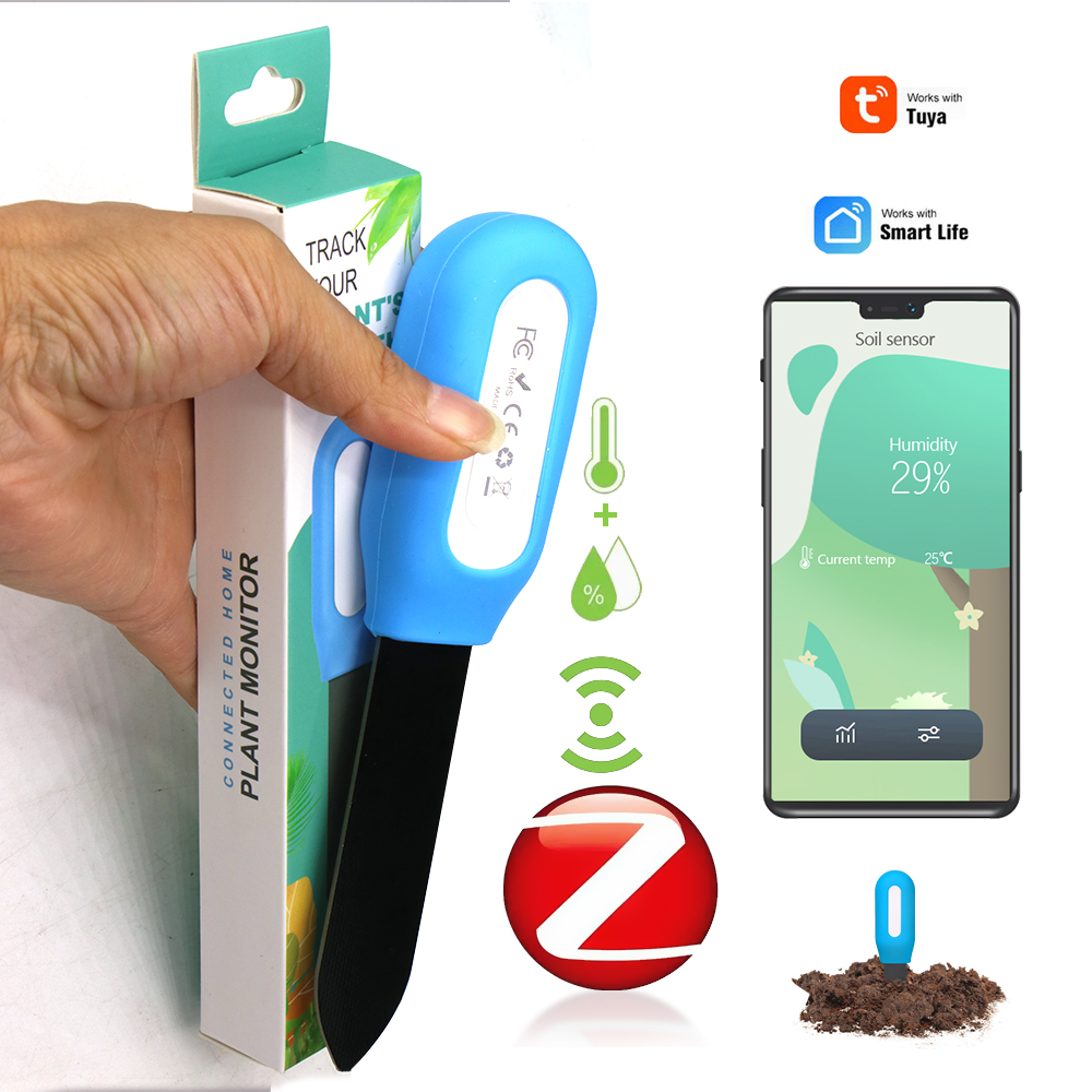 Smart Home Monitoring - Akıllı Zigbee Toprak Sensörü Ev Bahçe