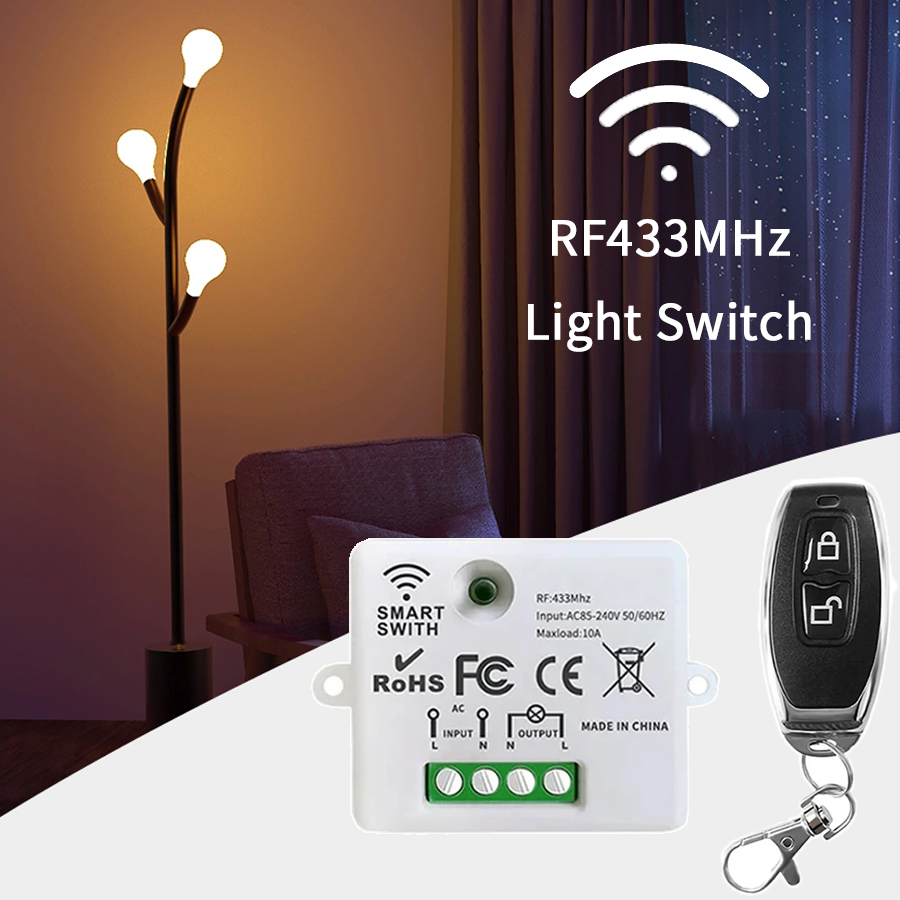 Smart Home Integration - RF 433MHz Kablosuz Uzaktan Kumanda Anahtarı