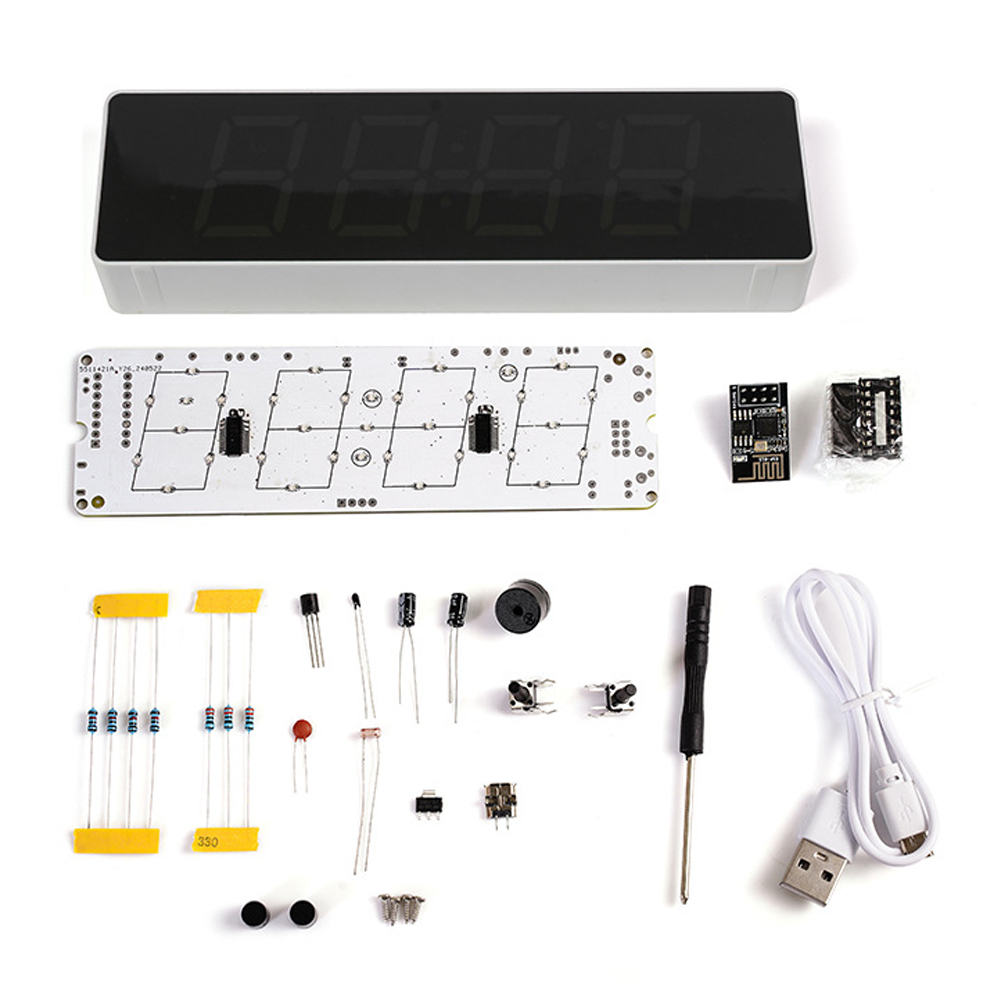 Smart Home Esp8266 - ESP8266 IoT renkli WiFi saat kiti
