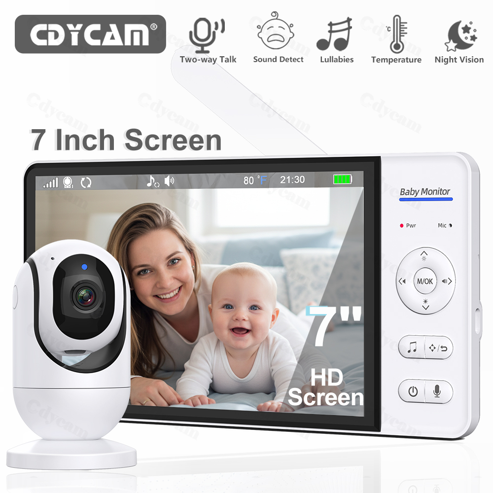 Smart Home Battery Camera - 7.0'' Video Bebek Monitörü 720P 5000mAh
