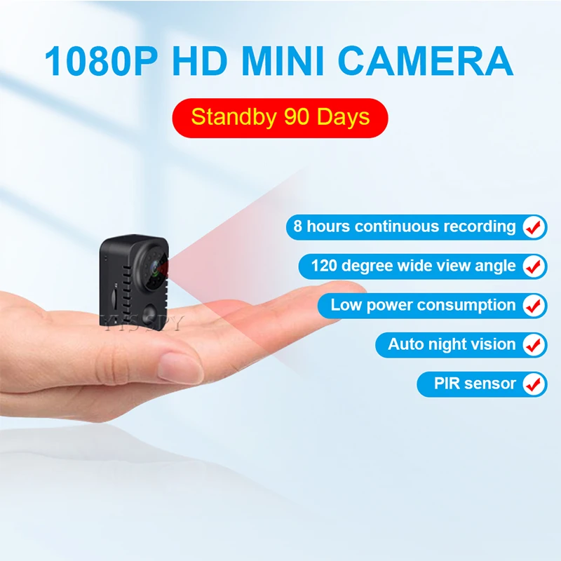 Smart Home Kamera - HD Mini Kamera Kamera Dijital Ses