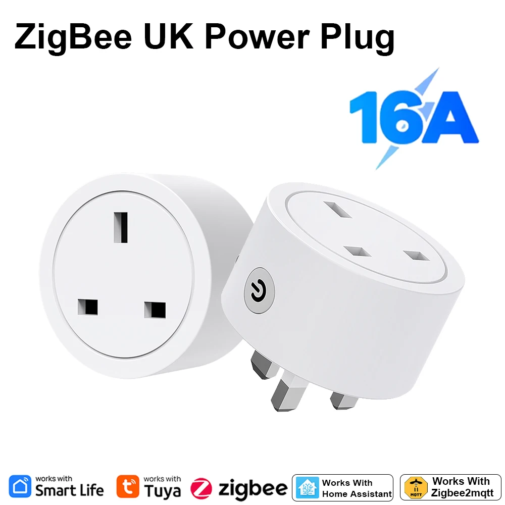 Smart Home Zigbee - Zigbee Akıllı Priz 16A İngiliz Prizi