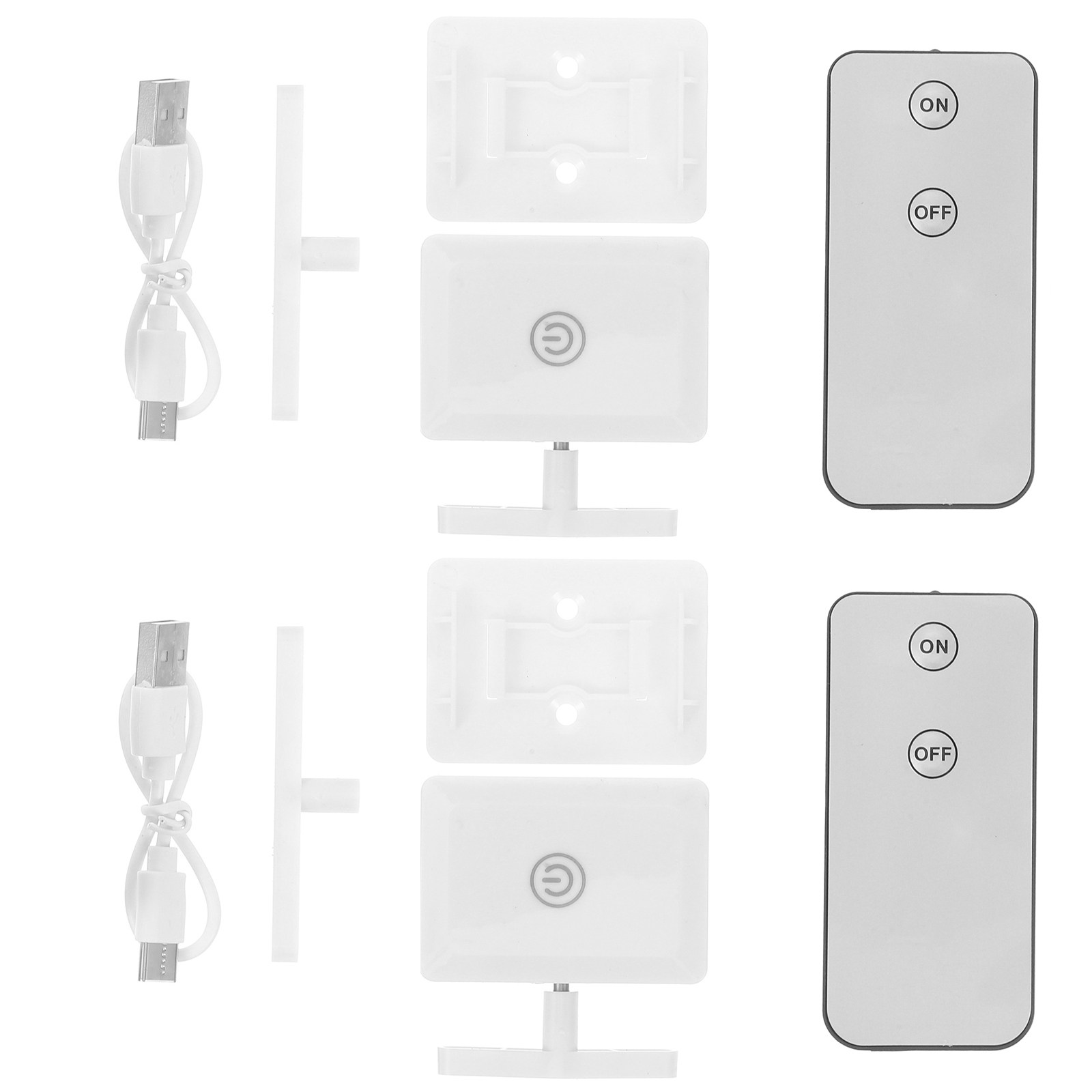 Smart Home Room - 2 Adet Uzaktan Kumandalı Anahtar Kablosuz