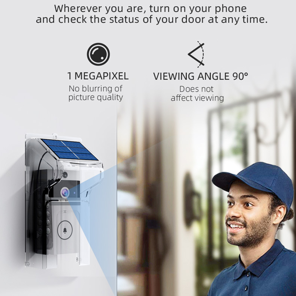 Smart Home Battery Camera - Wifivisual Kapı Zili Çan Kamera Kablosuz