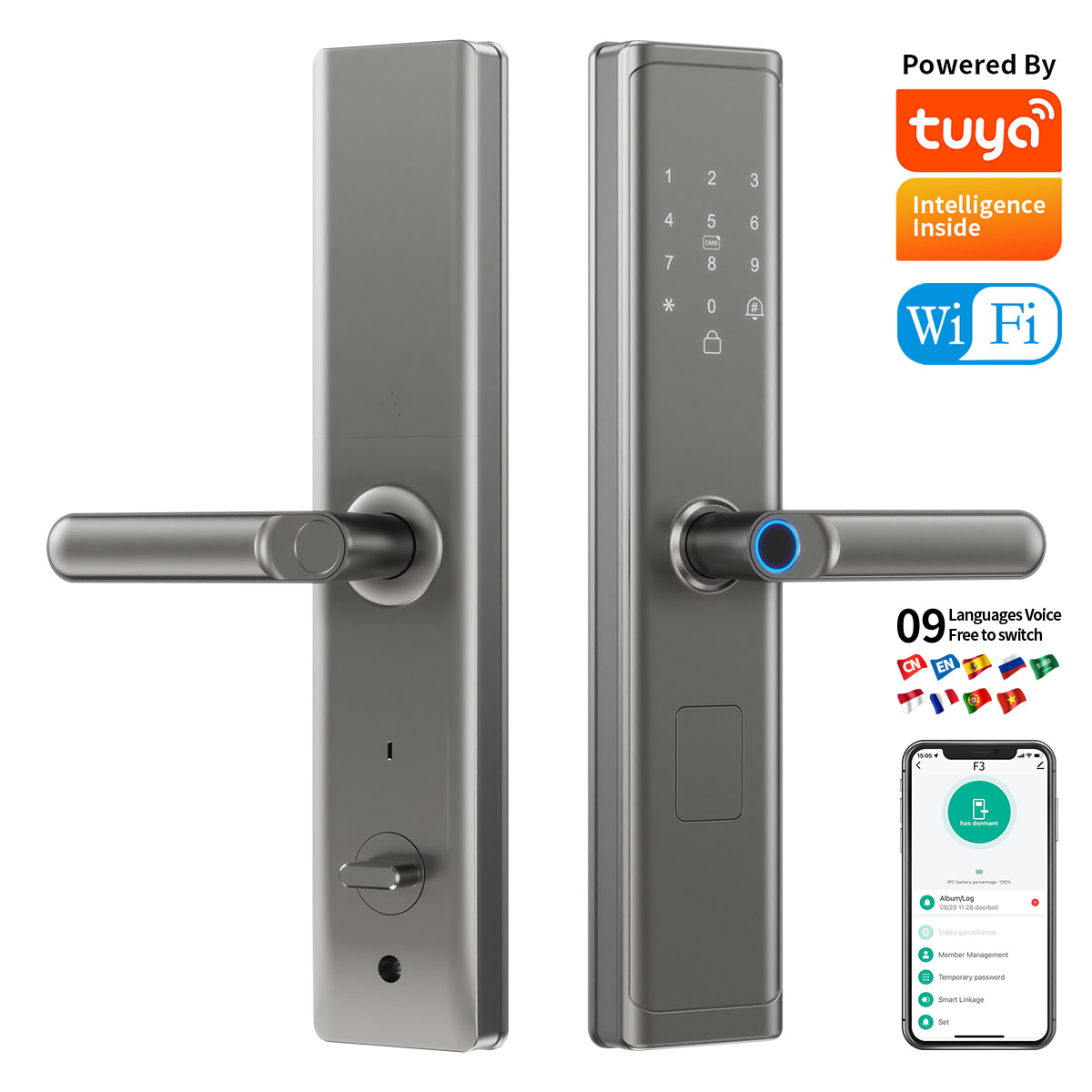 Smart Home Room - Tuya Wifi TTlock Uygulaması Parmak İzi