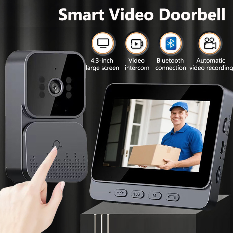 Smart Home Battery Camera - Kablosuz Görüntülü Interkom Kapı Zili HD