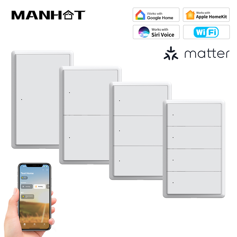 Smart Home Integration - MANHOT Homekit WiFi Akıllı Anahtar Nötr