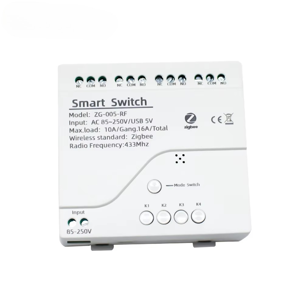 Smart Home Zigbee - Tuya 4CH Zigbee Anahtar Röle Modülü