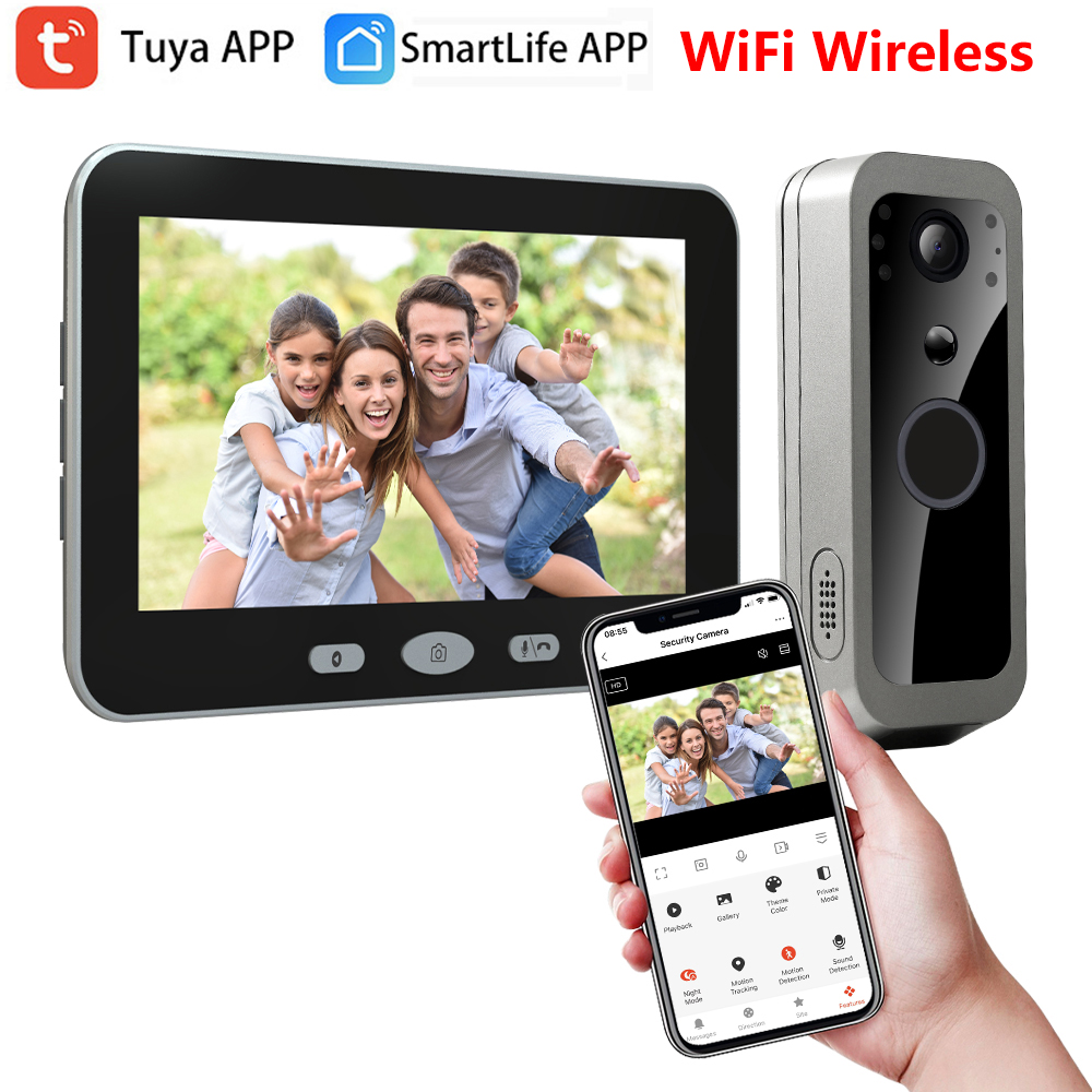 Smart Home Battery Camera - Tuya Smart Life 3MP 2.4G WIFI