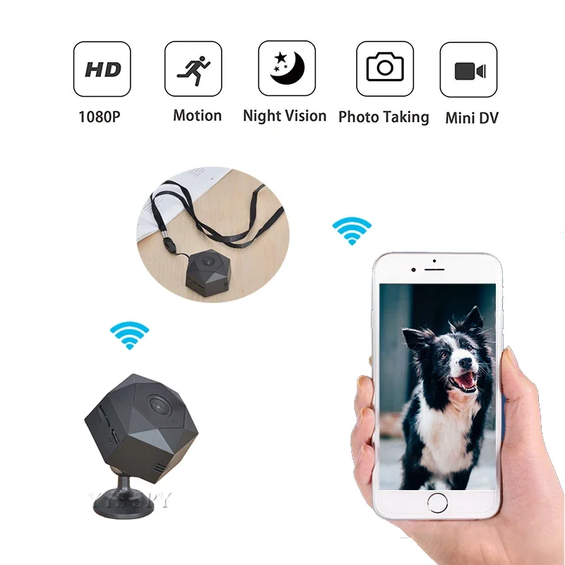 HD 1080P Küçük Kablosuz Mini W - Smart Home Kamera incelemesi ve fiyatı