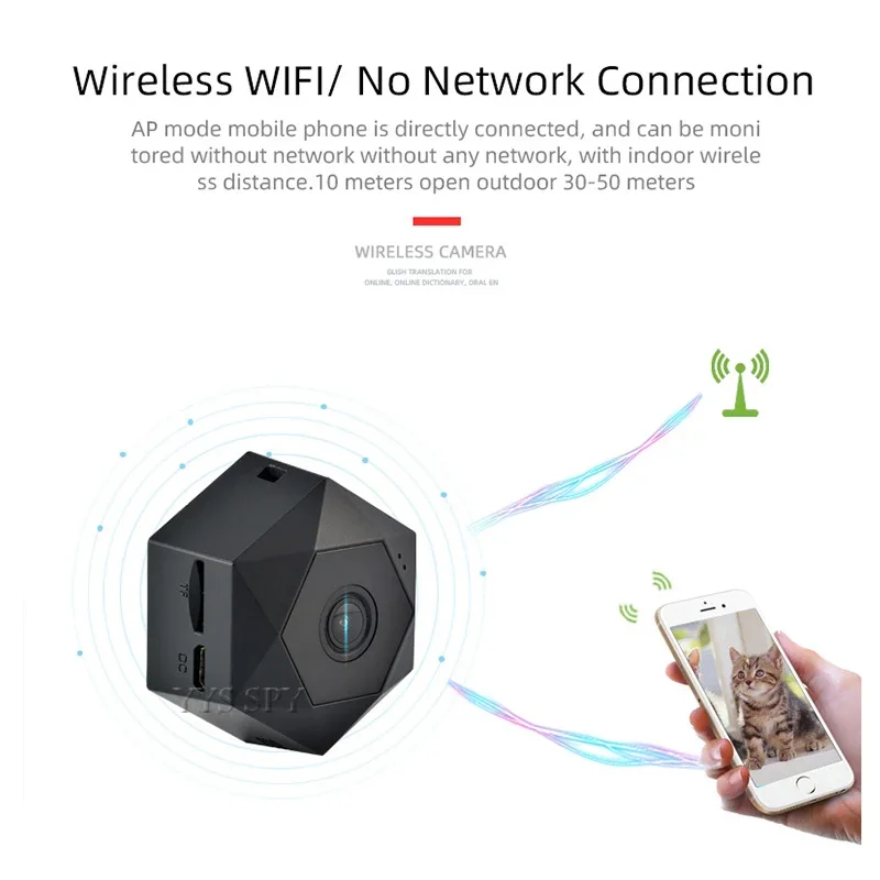 HD 1080P Küçük Kablosuz Mini W - Smart Home Kamera incelemesi ve fiyatı