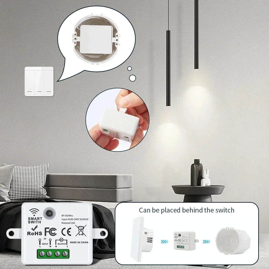 RF 433MHz Kablosuz Uzaktan Kum - Smart Home Integration incelemesi ve fiyatı