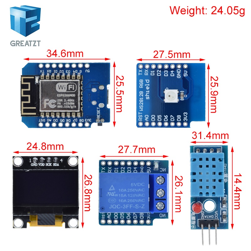 WeMos D1 Mini ESP8266 ESP-12F  - Smart Home Esp8266 incelemesi ve fiyatı