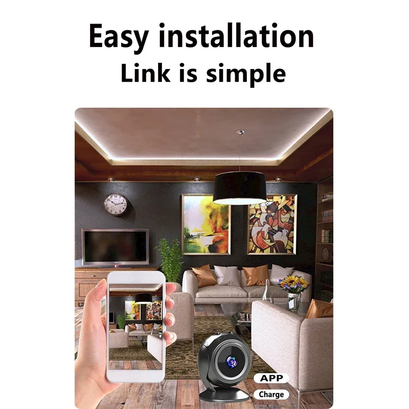 Mini Wifi Kamera 360 °   Döndü - Smart Home Kamera incelemesi ve fiyatı