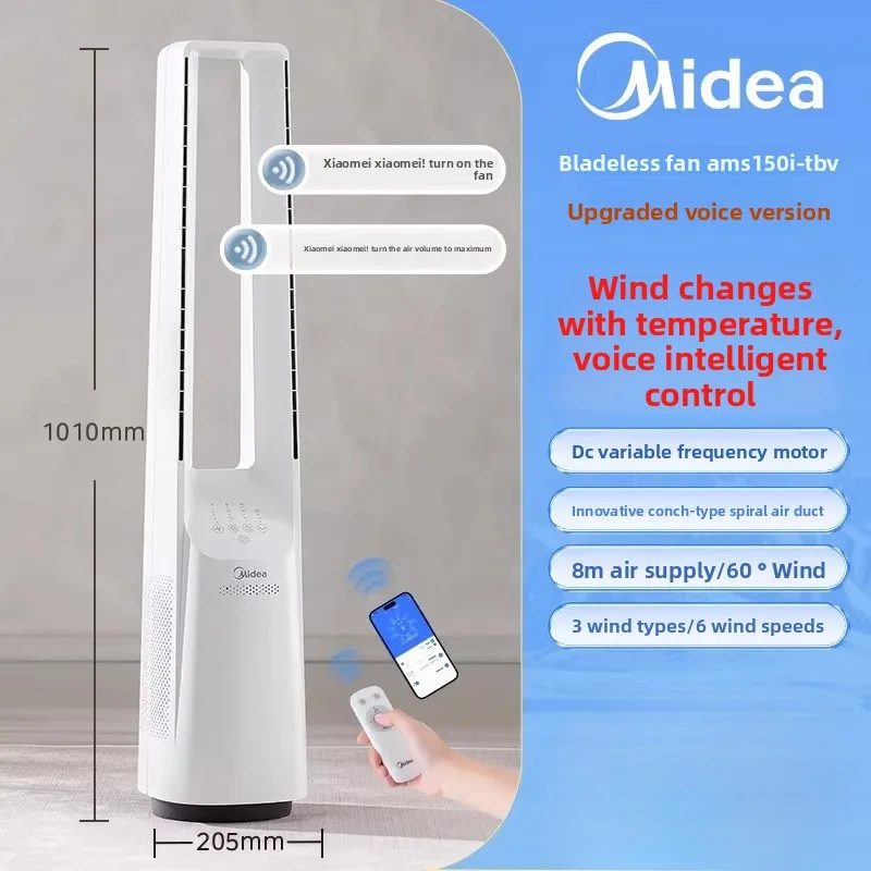 220V Midea Bladeless Fan Kule  - Smart Home Midea incelemesi ve fiyatı