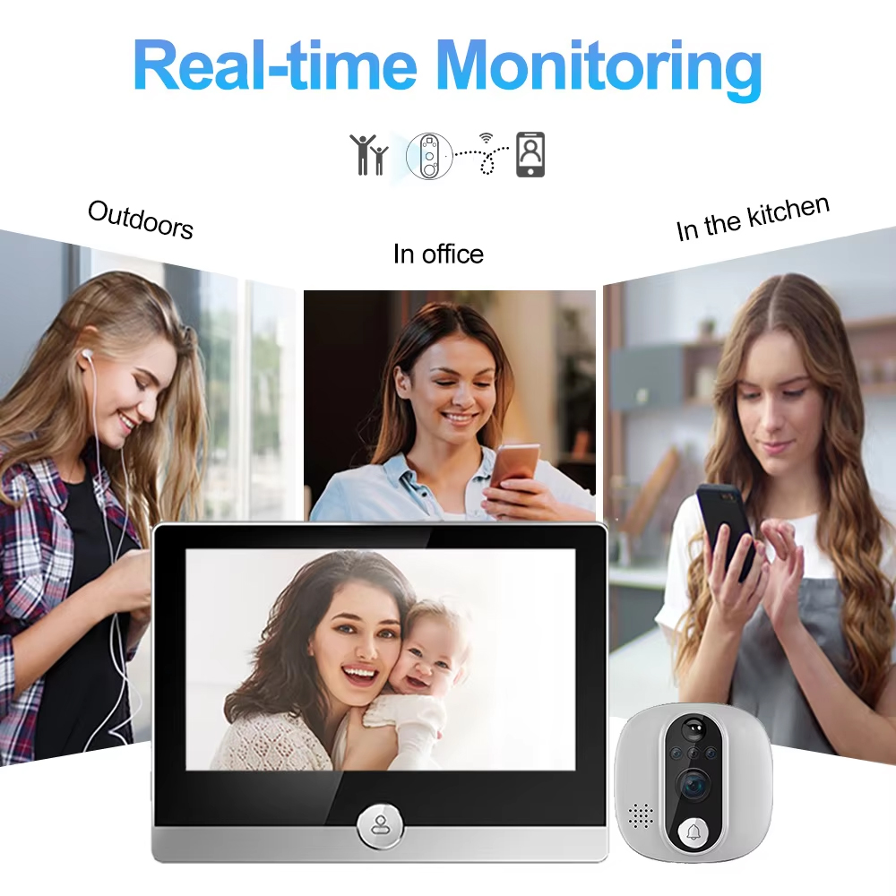 Tuya 1080P WiFi Kapı Zili Kame - Smart Home Battery Camera incelemesi ve fiyatı