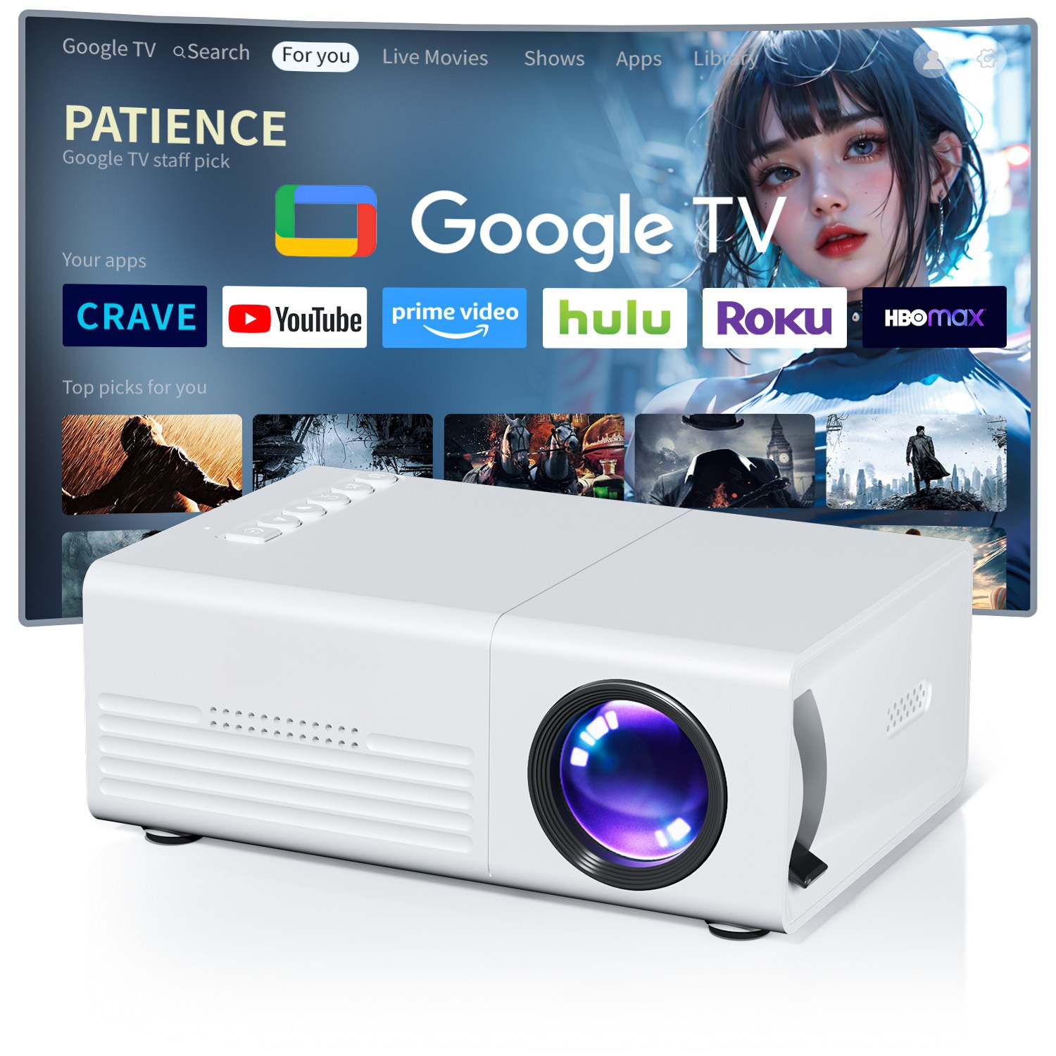 Mini Projektör TFT LCD Wifi Bl - Smart Home Midea incelemesi ve fiyatı