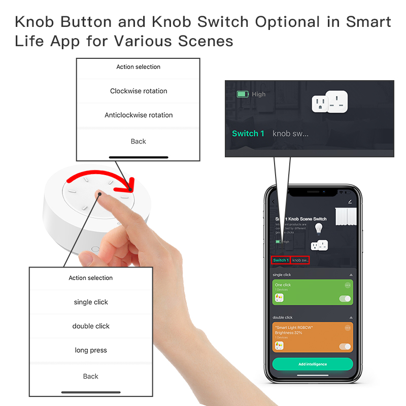 Akıllı ZigBee Düğme Anahtarı T - Smart Home Z Wave incelemesi ve fiyatı