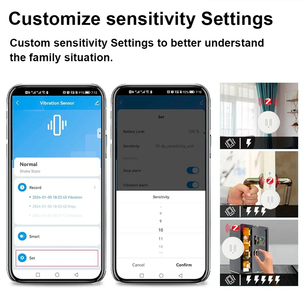 Tuya ZigBee Akıllı Titreşim ve - Smart Home Monitoring incelemesi ve fiyatı