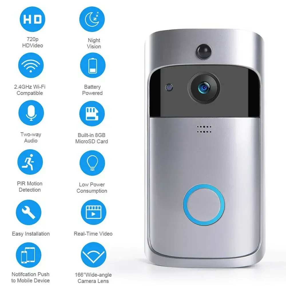 720P HD Akıllı Ev Kablosuz WIF - Smart Home Battery Camera incelemesi ve fiyatı