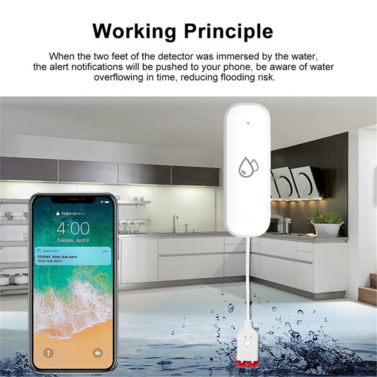 Uyumlu ZigBee Su Sızıntısı Sen - Smart Home Zigbee incelemesi ve fiyatı