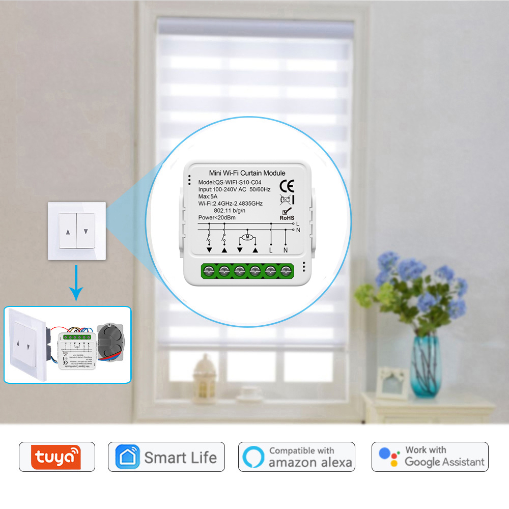 Tuya WiFi Zigbee Akıllı Perde  - Smart Home Z Wave incelemesi ve fiyatı