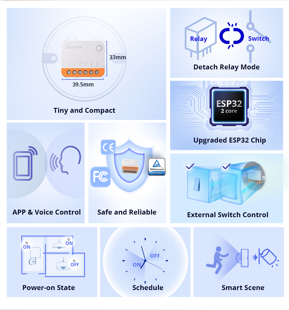Sonoff Mini R4 Extreme Wifi Ak - Smart Home Integration incelemesi ve fiyatı