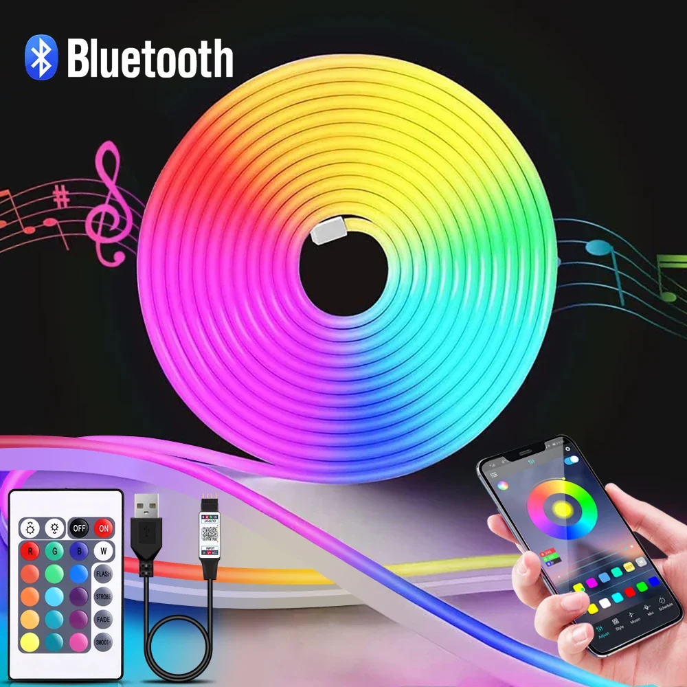1-5m RGB LED Neon Şerit Işık 5 - Smart Home Room incelemesi ve fiyatı