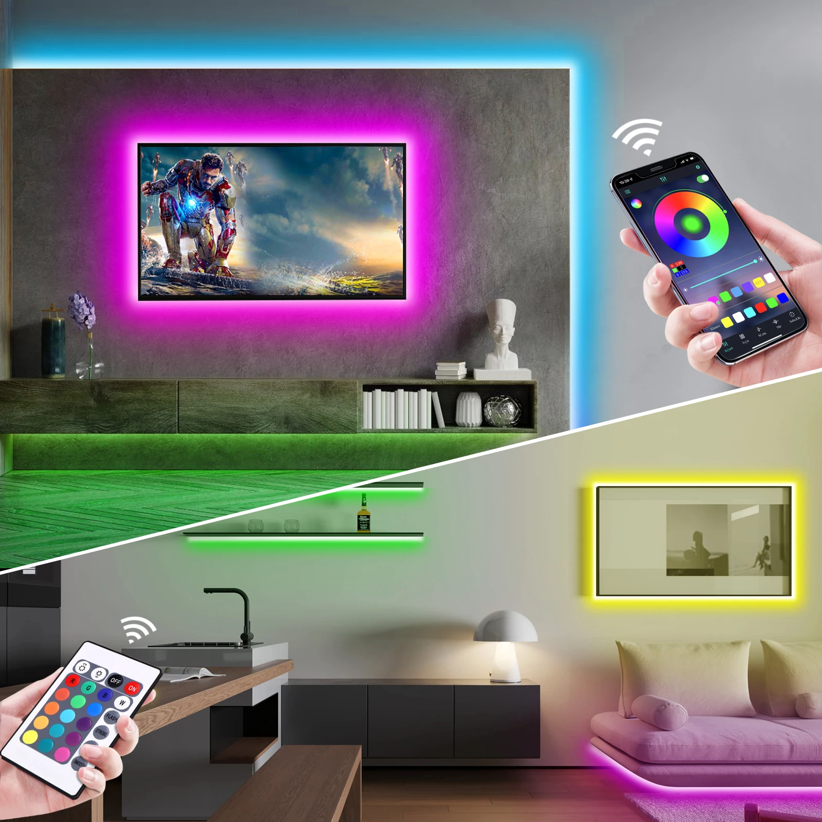 1-5m RGB LED Neon Şerit Işık 5 - Smart Home Room incelemesi ve fiyatı